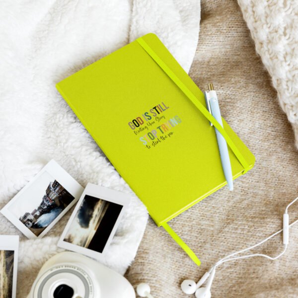 God Is Still Writing Your Story - Hardcover bound notebook - Image 4