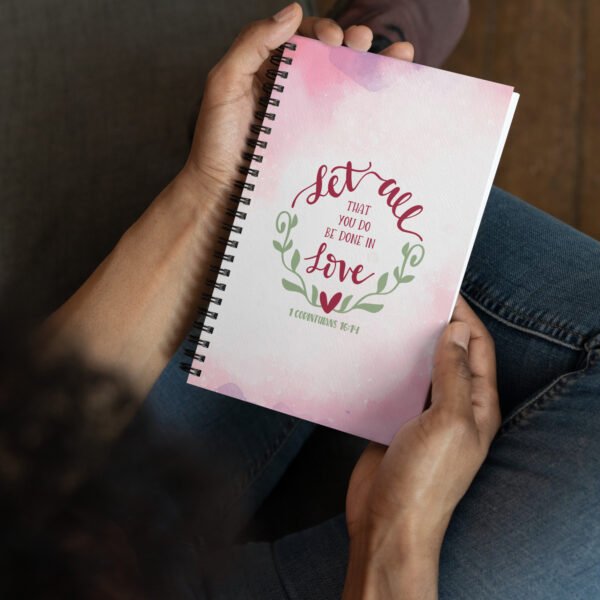 With God All Things Are Possible - Spiral notebook - Image 10