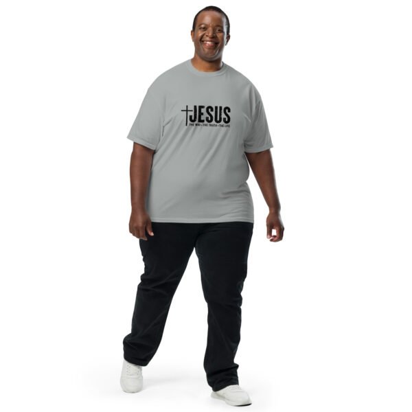Jesus - Unisex garment-dyed heavyweight t-shirt - Image 3