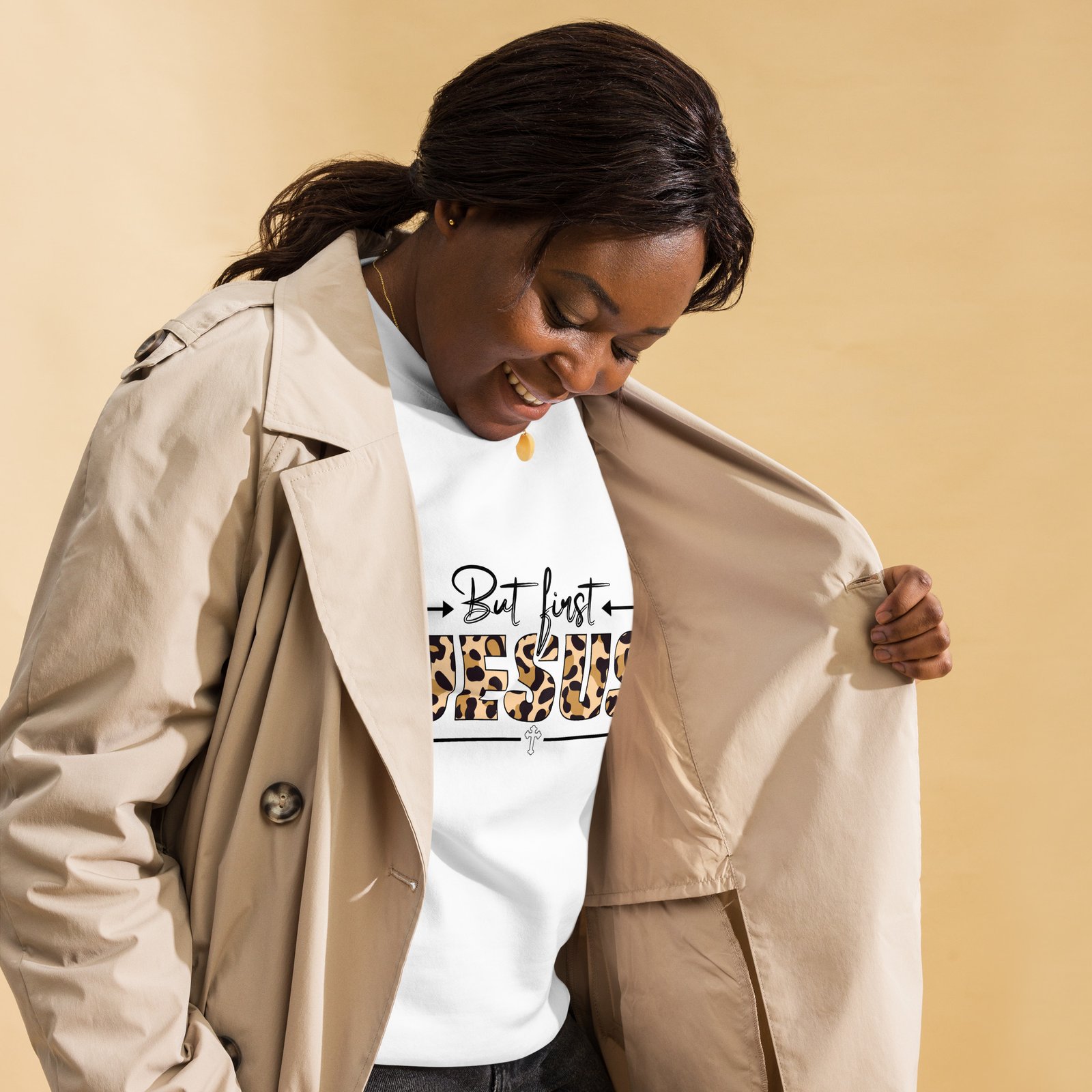 But First Jesus - Premium Sweatshirt - Image 2