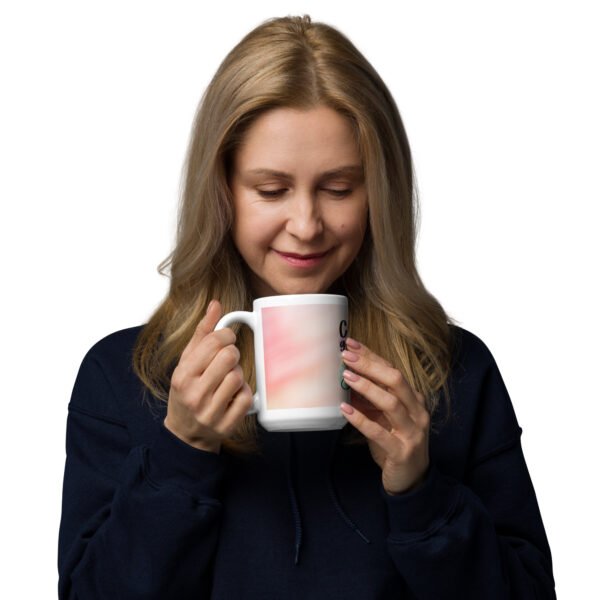 Coffee With Jesus White - glossy mug - Image 2