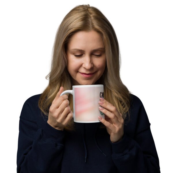 Coffee With Jesus White - glossy mug - Image 3