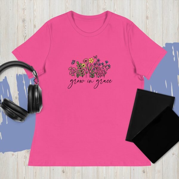 Grow In Grace - Women's Shirt (Light Color) - Image 3