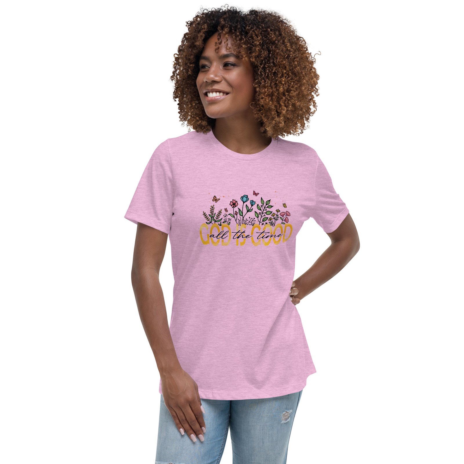 God Is Good all The Time - Women's Relaxed T-Shirt - Image 2