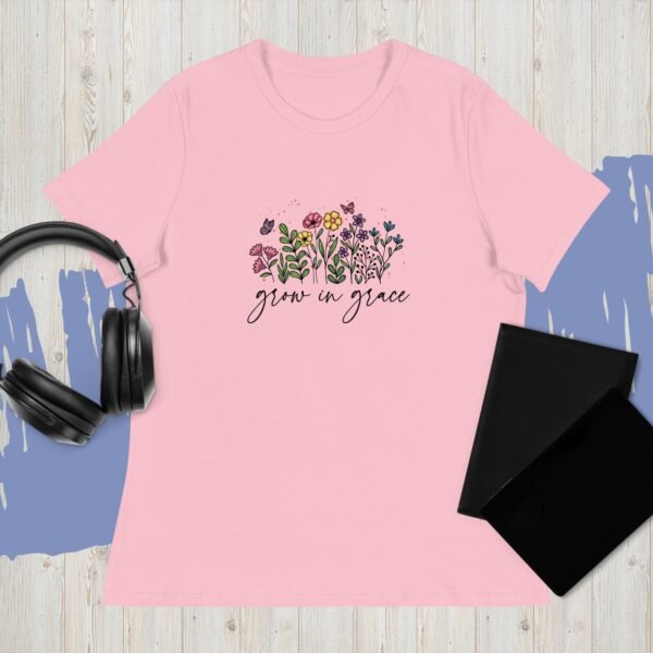 Grow In Grace - Women's Shirt (Light Color) - Image 2