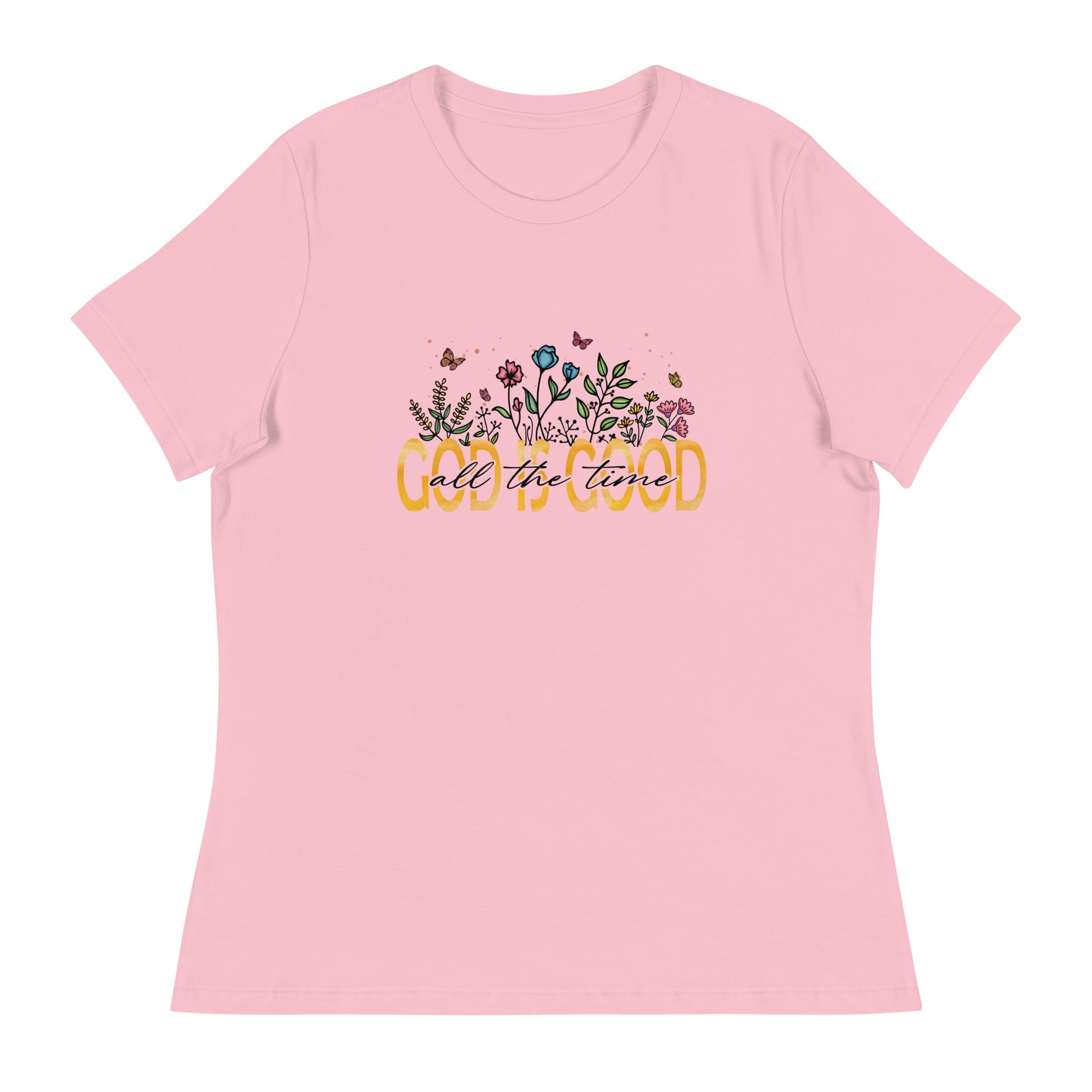 God Is Good all The Time - Women's Relaxed T-Shirt - Image 4