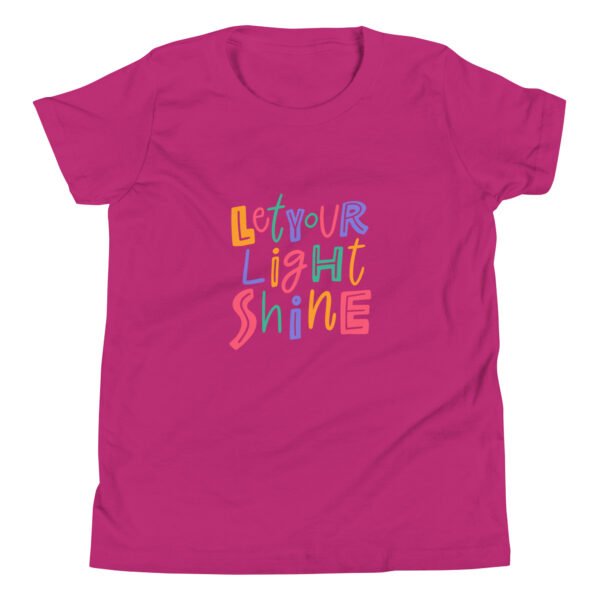 Let you Light Shine - Youth Short Sleeve T-Shirt - Image 8