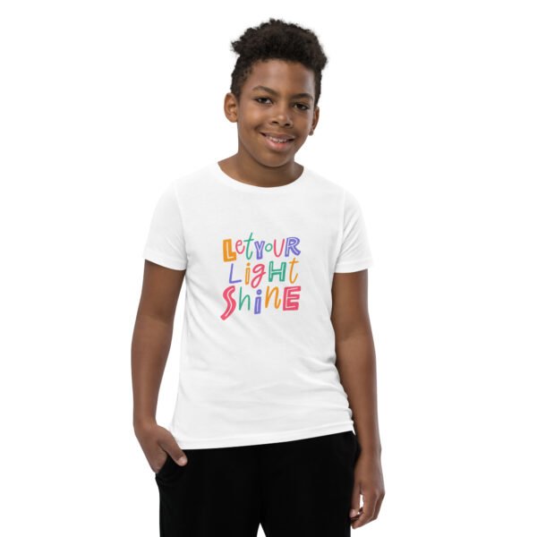 Let you Light Shine - Youth Short Sleeve T-Shirt - Image 7