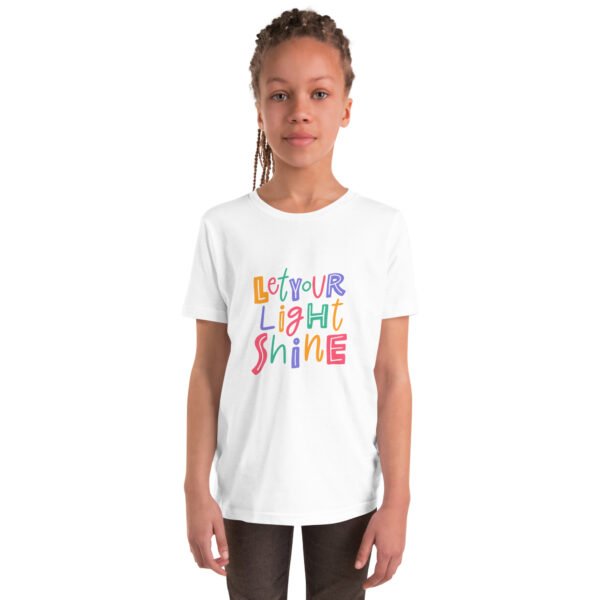 Let you Light Shine - Youth Short Sleeve T-Shirt - Image 13