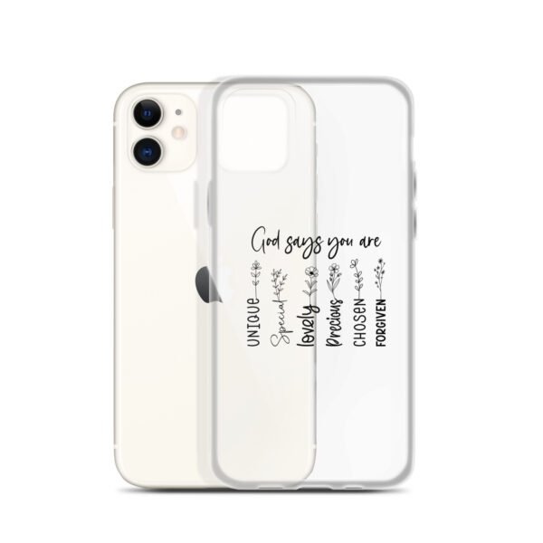God Says You Are - Clear Case for iPhone® - Image 11
