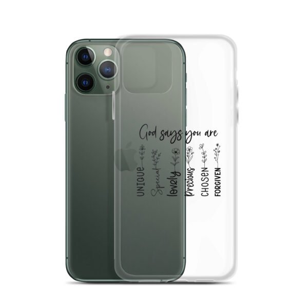 God Says You Are - Clear Case for iPhone® - Image 15