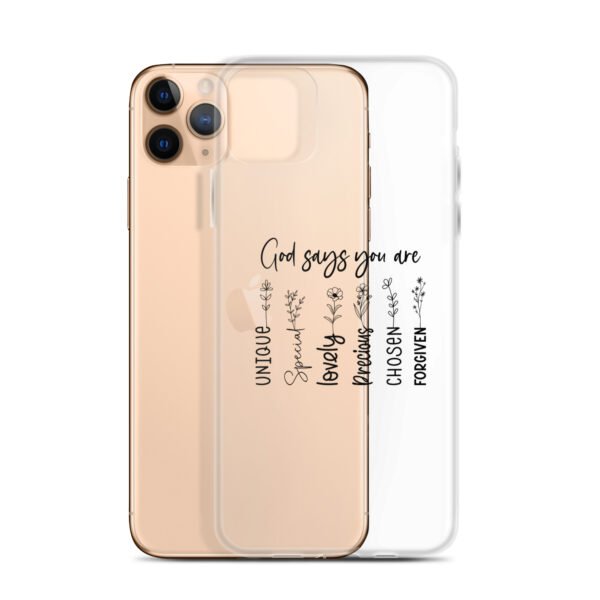 God Says You Are - Clear Case for iPhone® - Image 13