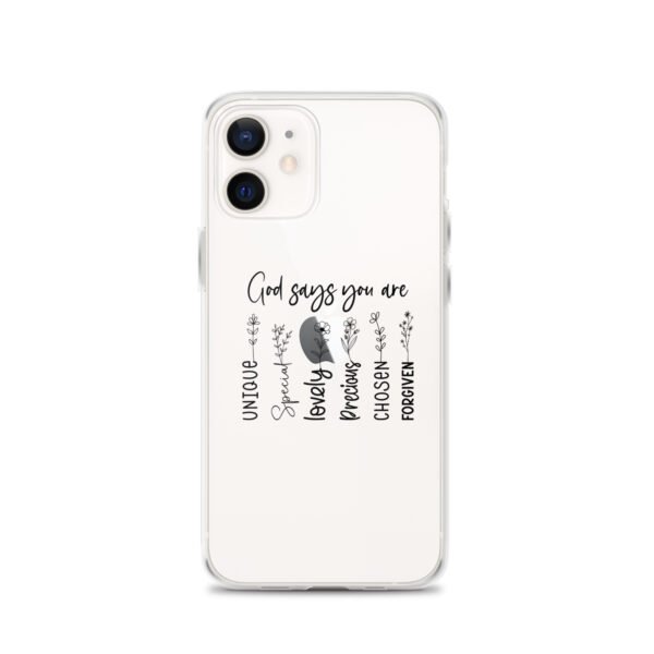 God Says You Are - Clear Case for iPhone® - Image 21