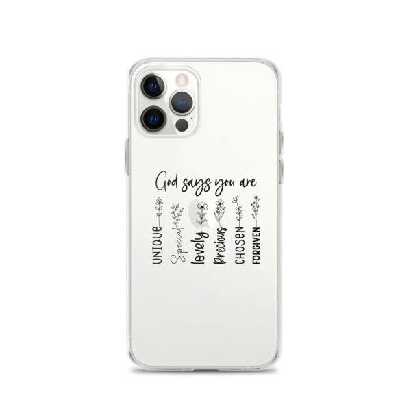 God Says You Are - Clear Case for iPhone® - Image 25