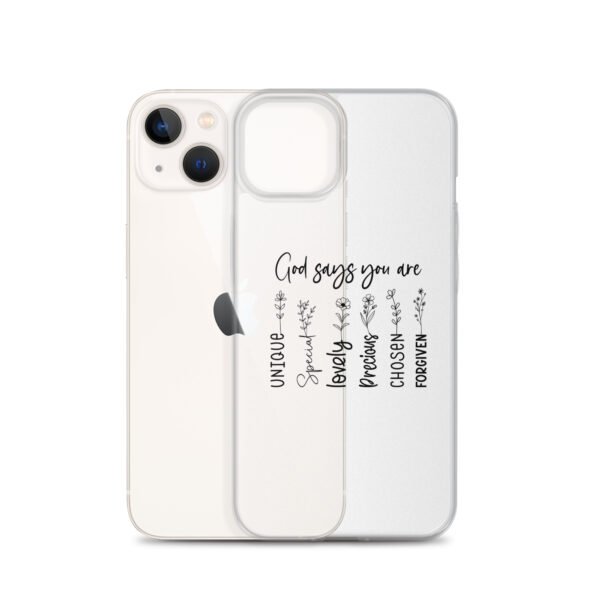 God Says You Are - Clear Case for iPhone® - Image 30