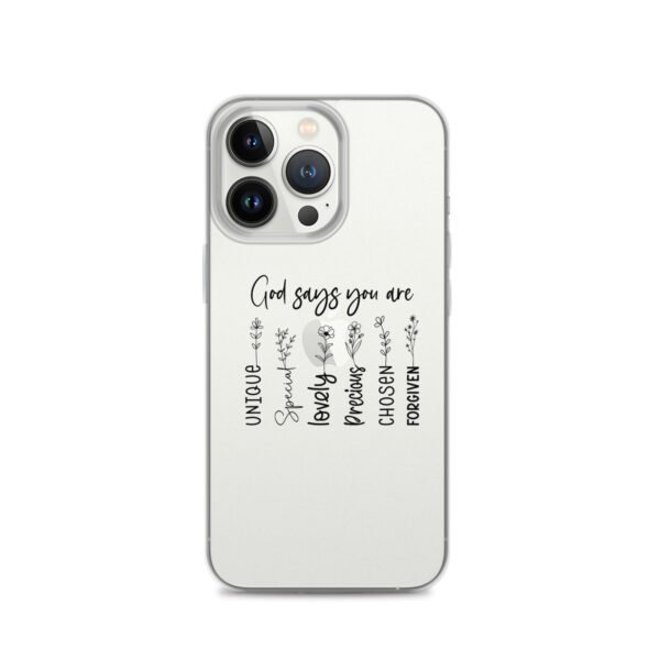 God Says You Are - Clear Case for iPhone® - Image 31