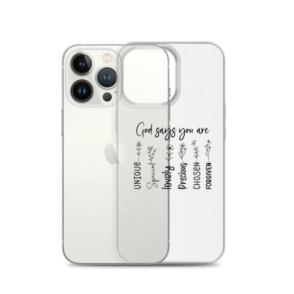 God Says You Are - Clear Case for iPhone® - Image 32
