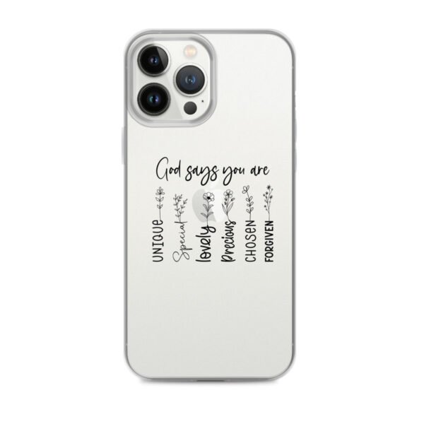 God Says You Are - Clear Case for iPhone® - Image 33
