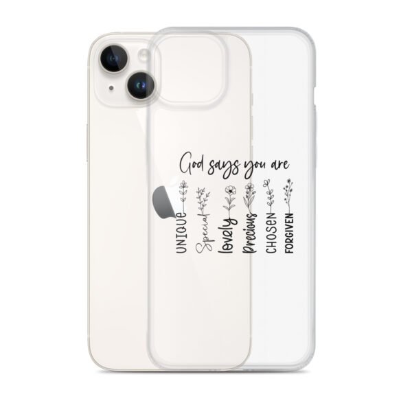 God Says You Are - Clear Case for iPhone® - Image 40