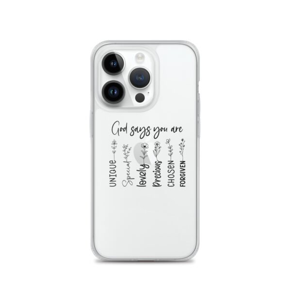 God Says You Are - Clear Case for iPhone® - Image 37