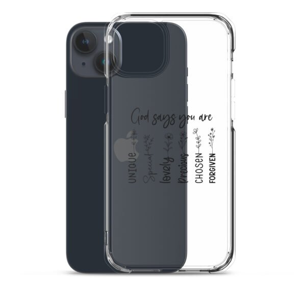 God Says You Are - Clear Case for iPhone® - Image 46