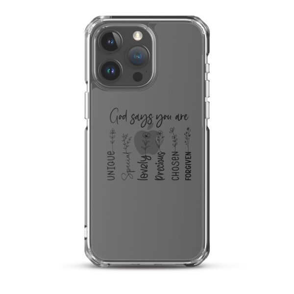 God Says You Are - Clear Case for iPhone® - Image 49