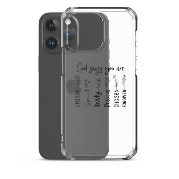 God Says You Are - Clear Case for iPhone® - Image 50