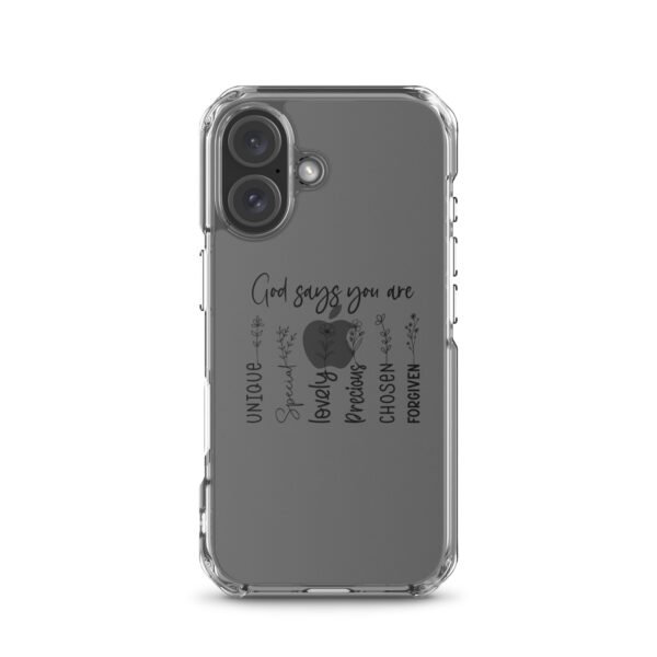 God Says You Are - Clear Case for iPhone® - Image 51