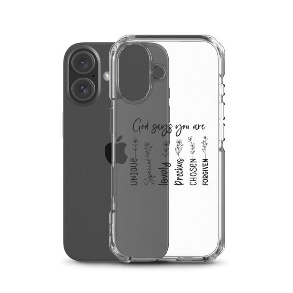 God Says You Are - Clear Case for iPhone® - Image 52