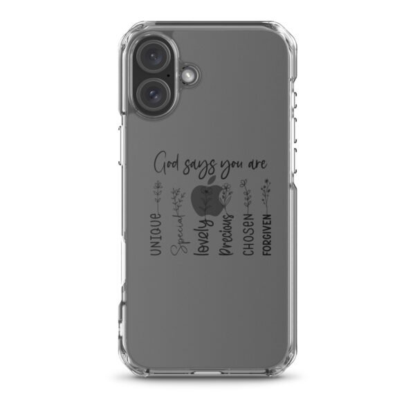 God Says You Are - Clear Case for iPhone® - Image 53