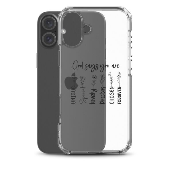 God Says You Are - Clear Case for iPhone® - Image 54