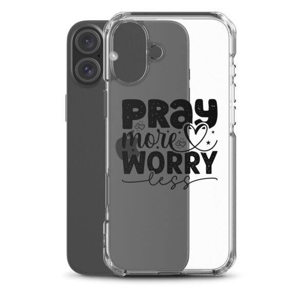 Pray More Worry Less - Clear Case for iPhone® - Image 54