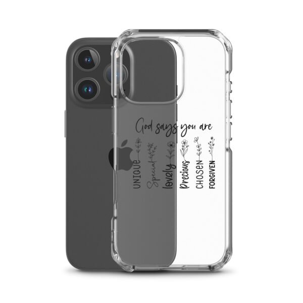 God Says You Are - Clear Case for iPhone® - Image 56