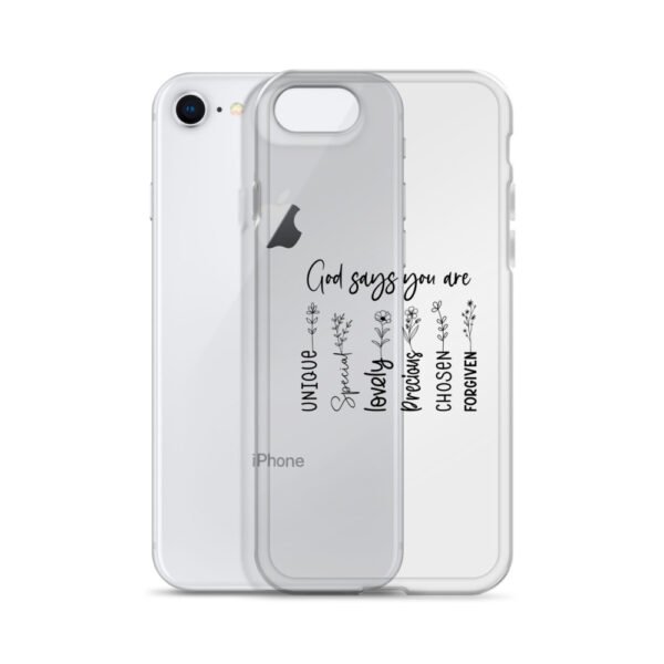 God Says You Are - Clear Case for iPhone® - Image 2