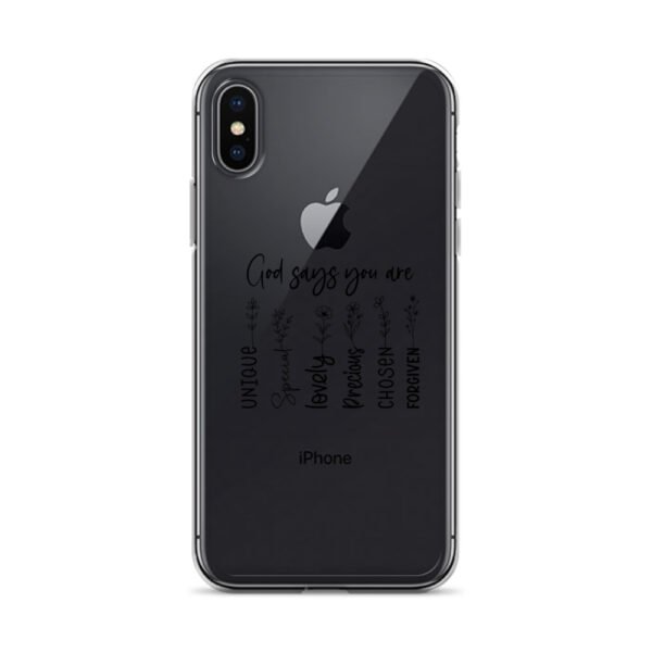 God Says You Are - Clear Case for iPhone® - Image 3