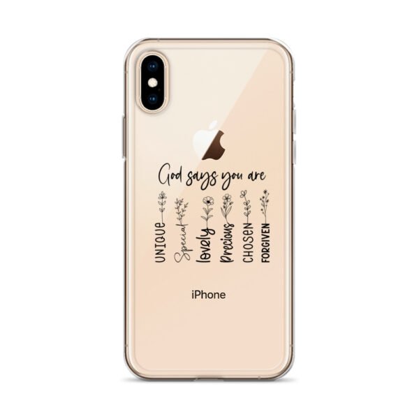 God Says You Are - Clear Case for iPhone® - Image 5