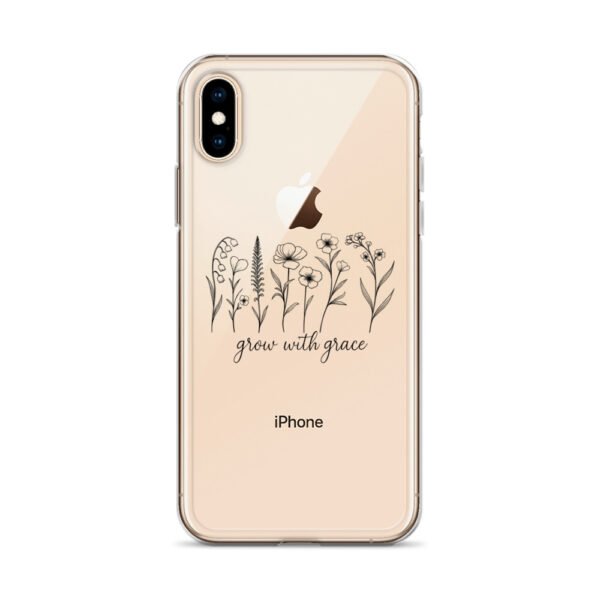 Grow wityh Grace - Clear Case for iPhone® - Image 5