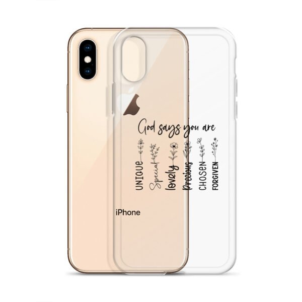 God Says You Are - Clear Case for iPhone® - Image 6