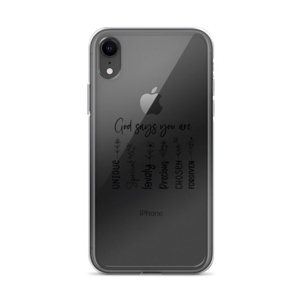 God Says You Are - Clear Case for iPhone® - Image 7