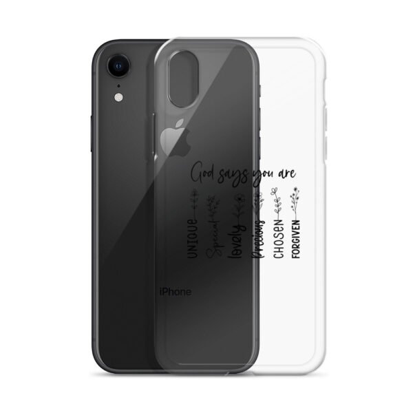 God Says You Are - Clear Case for iPhone® - Image 8