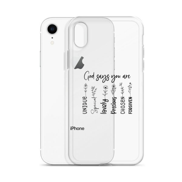 God Says You Are - Clear Case for iPhone® - Image 10