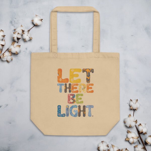 Let There Be Light - Eco Tote Bag - Image 3
