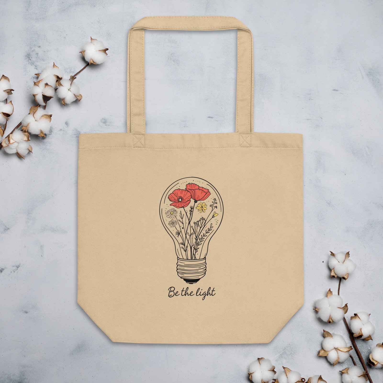 Be The Light - Eco Tote Bag - Image 3