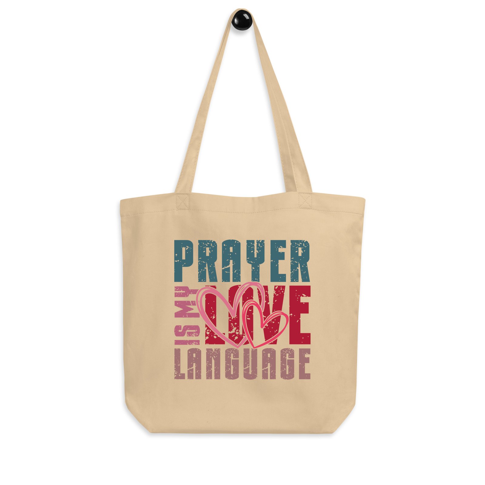 Prayer is My Love Language - Eco Tote Bag - Image 2