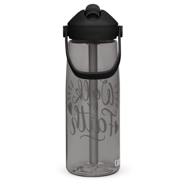 Walk By Faith - Flip straw water bottle - Image 10