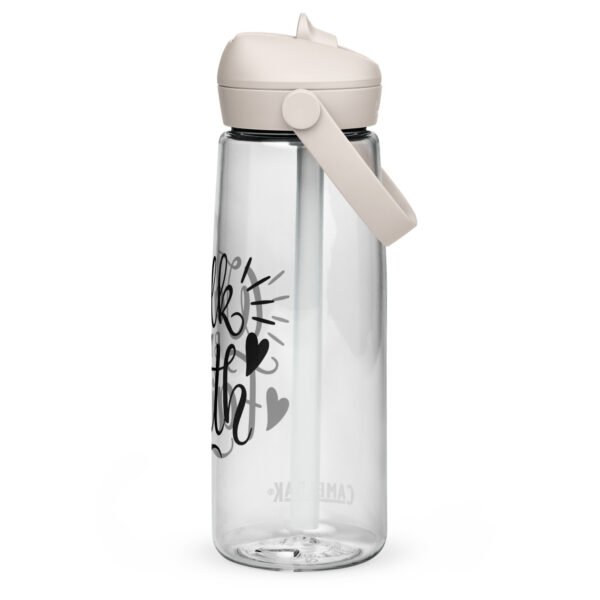 Walk By Faith - Flip straw water bottle - Image 20