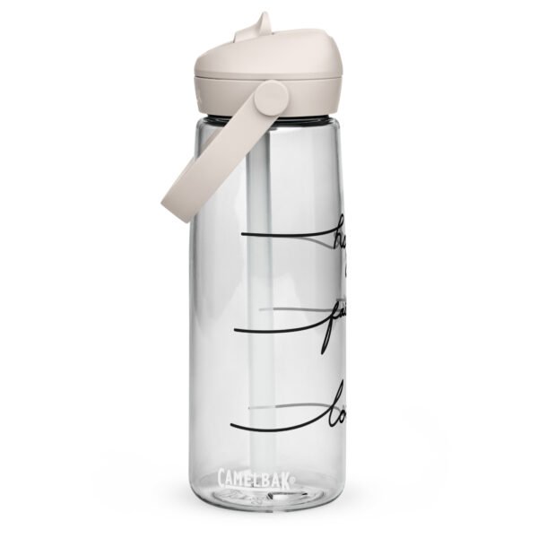 Hope - Faith - Love - Flip straw water bottle - Image 2