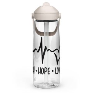 Faith - Flip straw water bottle