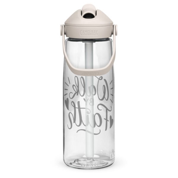 Walk By Faith - Flip straw water bottle - Image 22