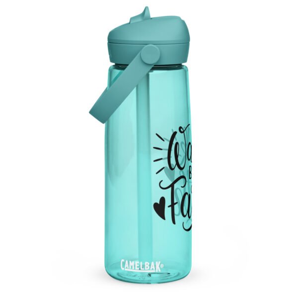 Walk By Faith - Flip straw water bottle - Image 15